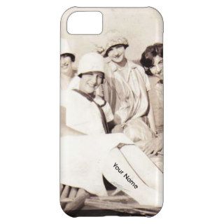 Vintage Girls in Row Boat 1920s iPhone5 Case iPhone 5C Cover