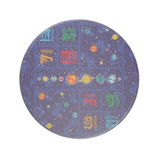 Solar System ABCs Coaster