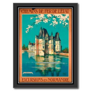 Vintage travel France, Normandy   Post Cards