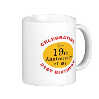 40th Birthday Gag Gifts Mugs