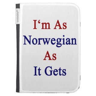 I'm As Norwegian As It Gets Kindle Keyboard Case