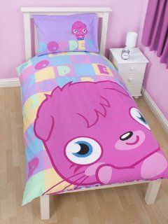My GN. MOSHI MONSTERS POPPET PANEL SINGLE BED DUVET COVER SET QUILT CHILDREN Baby