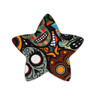 Day Of The Dead Star Stickers