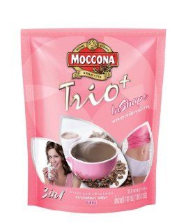 Moccona Trio Plus in Shape Slimming 10 Sachets (180g.) Low Price  Instant Coffee  Grocery & Gourmet Food