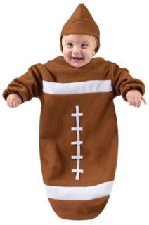 Infant Football Bunting, Brown, Size Up to 9 Months Clothing