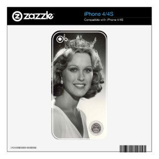 Miss America 1977 Dorothy Benham iPhone 4S Decal