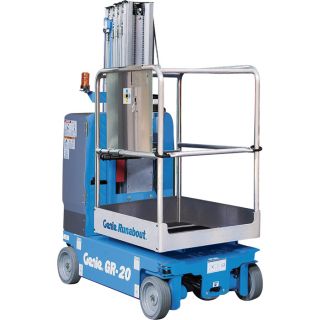 Genie Runabout Lift with Standard Platform   17Ft.4 Inch Max. Lift Height,