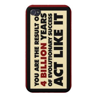 4 Billion years of evolution. Act like it. iPhone 4/4S Covers