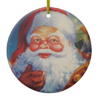 Very Cool Santa Claus Orniment Christmas Tree Ornaments