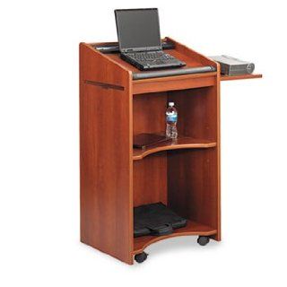 Executive Mobile Lectern, 25 1/4w x 19 3/4d x 46h, Cherry by SAFCO (Catalog Category Presentations & Meeting Supplies / Lecterns) 