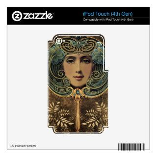 The Nouveau Looking Glass iPod Touch 4G Skin