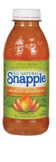 Snapple Juice Drink, Mango Madness, 20 Ounce Bottles (Pack of 24)  Grocery & Gourmet Food