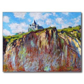 The Church at Varengeville, 1882 Claude Monet cool Post Cards
