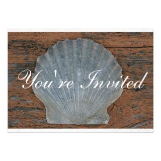 Scallop Shell Invitation