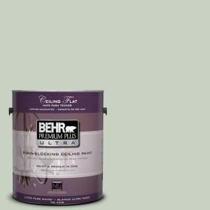 BEHR Premium Plus Ultra 1 gal. #PPU11 12 Ceiling Tinted to Mild Mint Interior Paint 555801