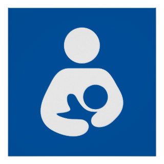 Nursing / Breastfeeding Symbol Print
