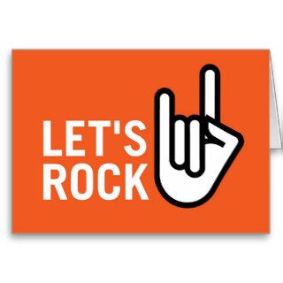 Grtz.net Hands up, let's rock Card
