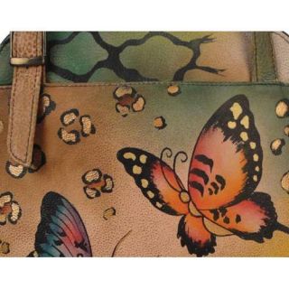 Women's ANNA by Anuschka 7010 Animal Butterfly ANNA by Anuschka Shoulder Bags