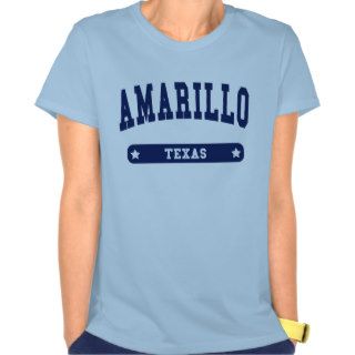 Amarillo Texas College Style t shirts