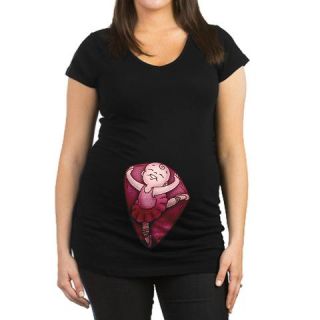  Belly Dancer Maternity Dark T Shirt