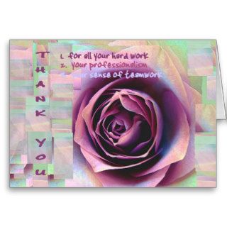 THANK YOU Administrative Professionals Day PINK Card