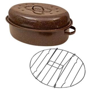 Columbian Home 19 Covered Oval Roaster with Rack in Box