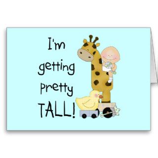Giraffe   Boy Pretty Tall Tshirts and Gifts Card
