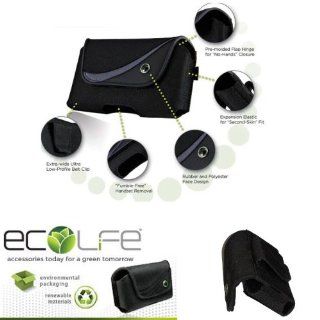 Ecolife Hydro Small Horizontal Pouch for Apple iPhone 4G   Gray on Gray Cell Phones & Accessories