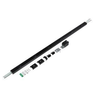 Legrand/Wiremold Plugmold Tamper Resistant Multi Outlet Strip   Black PMTR2B306
