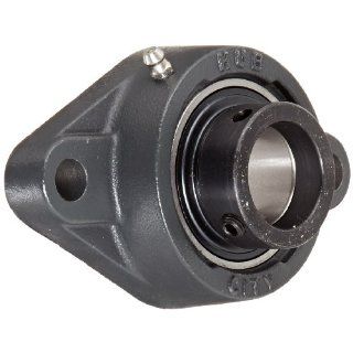Hub City FB230DRWX1 1/4S Flange Block Mounted Bearing, 2 Bolt, Normal Duty, Relube, Eccentric Locking Collar, Wide Inner Race, Ductile Housing, 1 1/4" Bore, 1.998" Length Through Bore, 4.594" Mounting Hole Spacing Industrial & Scientifi