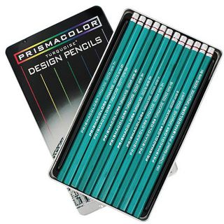 Prismacolor Turquoise Design Assorted Grade Pencils (Pack of 12) Colored Pencils