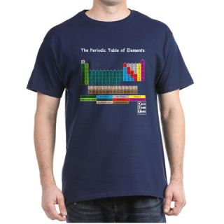  Color Enhanced Periodic Table Dark T Shirt
