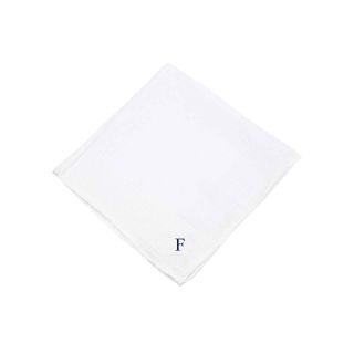 Personalized 3 pk. Hand Rolled Hankies, F, Mens