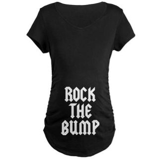  Rock the bump maternity Maternity Dark T Shirt
