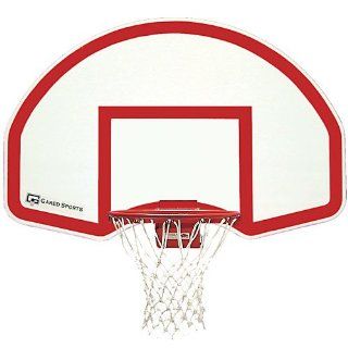 Gared Steel Rear Mount Backboard w/Goal   Basketball  Portable Basketball Backboards  Sports & Outdoors