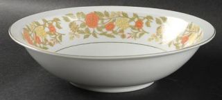 Royal M Mita Sheridan 9 Round Vegetable Bowl, Fine China Dinnerware   Orange &