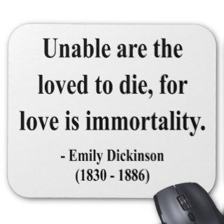 Emily Dickinson Quote 8a Mousepad