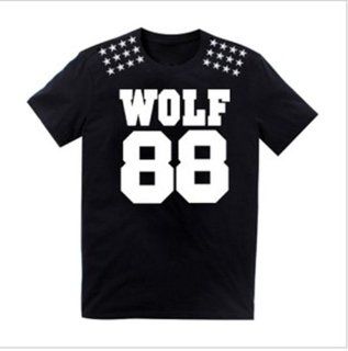 EXO KPOP Accessories Shirt New Album Wolf 88 hot sale T shirt  Sports Fan T Shirts  Sports & Outdoors