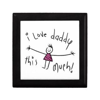 I LOVE DADDY THIS MUCH NEW FATHERS DAY GIFT IDEA GIFT BOXES