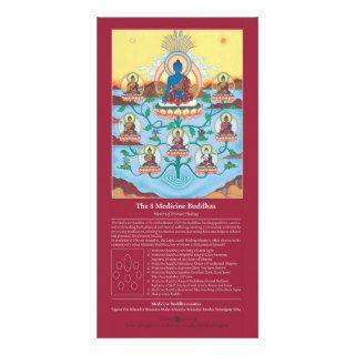 CARD The 8 Medicine Buddhas   with explanation Custom Photo Card