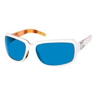 Costa del Mar Isabela White Tortoise Blue Polarized 580 Glass Lens Sunglasses Clothing