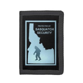 Sasquatch Security   Idaho Tri fold Wallet