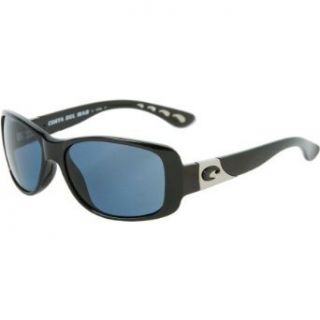 Costa Del Mar Tippet Polarized Sunglasses   Costa 580 Polycarbonate Lens   Women's Black/Gray, One Size Clothing