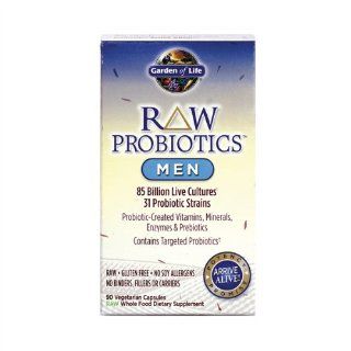 Garden of Life Raw Probiotics, Men, 90 Veg Capsules 794 Mg Health & Personal Care