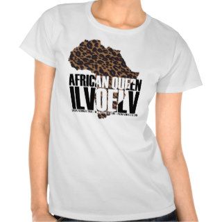 I LVOE LV African Queen T Shirt