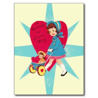 Cute Vintage Valentines Day card Post Cards