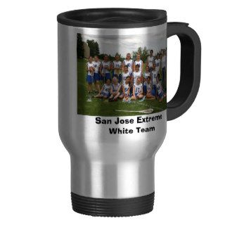 San Jose Extreme White Team Coffee Mugs