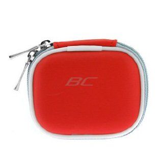 Red Premium Unviersal Bluetooth Headset Pouch Carrying Case for Jabra BT125 BT135 BT160 BT185 BT2040 BT3010 BT350 BT5010, Nokia BH 900 BH 803 BH 800 BH 703 BH 700 BH 602 BH 302 BH 211 BH 202 BH 208 BH 201 HS 26W, BlueAnt Z9 Z9i X3 V1 V12, Samsung WEP700 WE