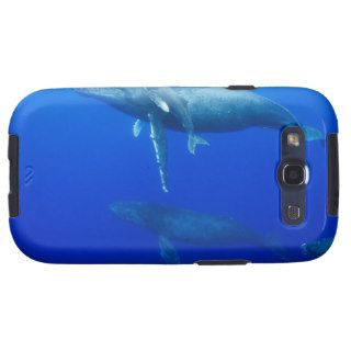 Male Humpback Whales Following Cow and Calf in Bre Samsung Galaxy S3 Case