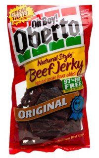 Oh Boy Oberto Original Beef Jerky (6, 9 Ounce Bags) Health & Personal Care